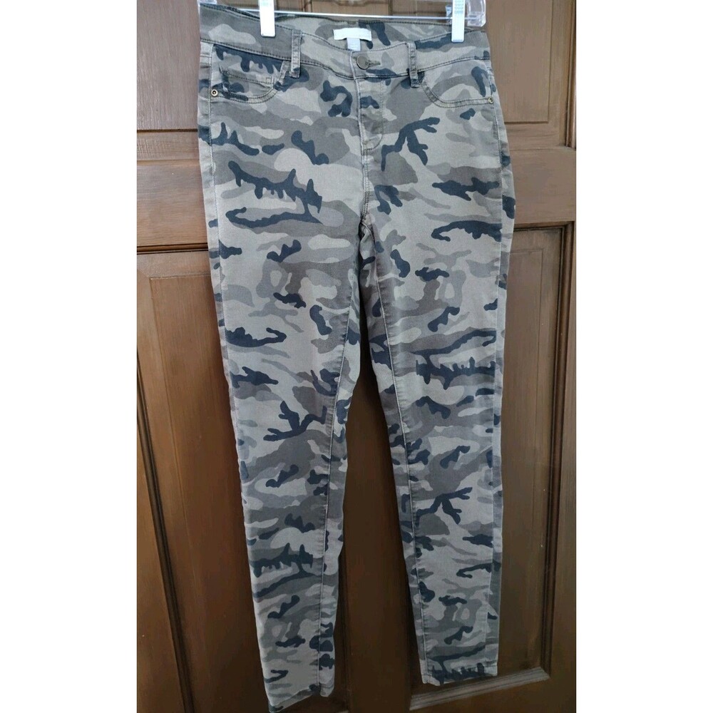 New York and Company Camouflage Pants Size 4 Womens Skinny Fit Jeans
